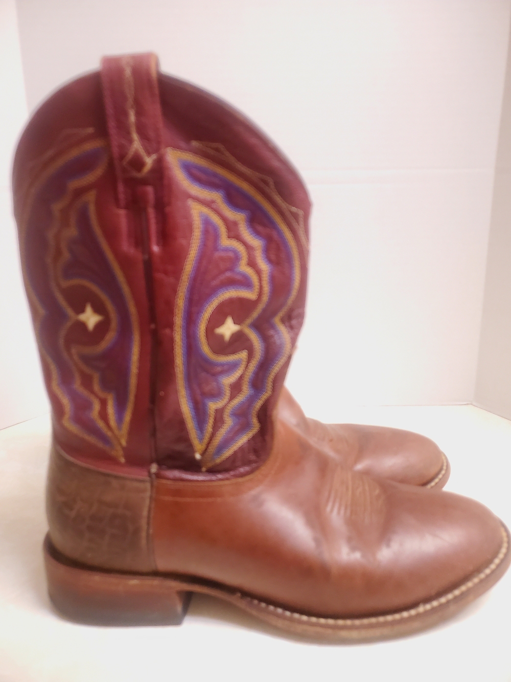 Ariat Brown Leather Cowboy Boots